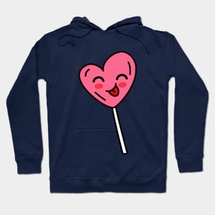 Heart Lollipop Kawaii Lollypop Vaentines Day Hoodie